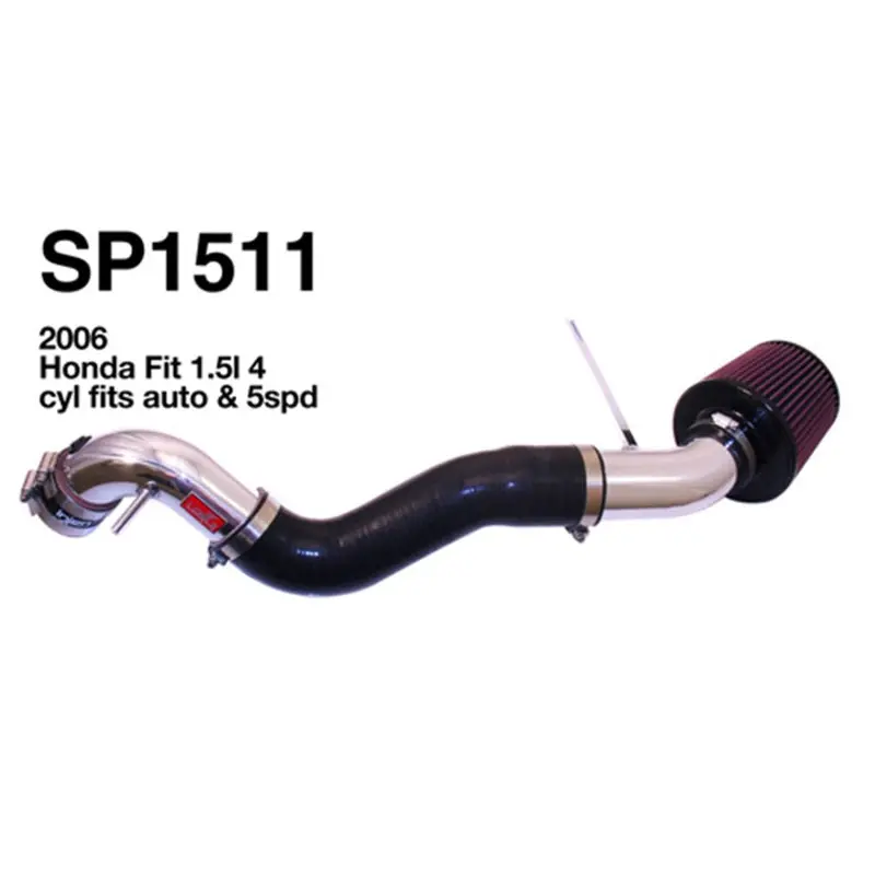 Injen Polished Cold Air Intake System For 2007–2008 Honda Fit 1.5L 4-Cylinder 1