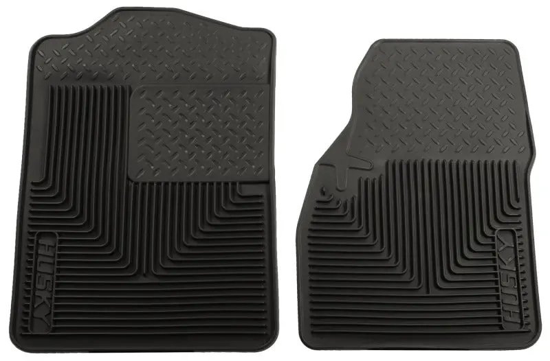Husky Liners Heavy-Duty Front Floor Mats – Black, Fits 1994–2001 Dodge Ram 1500/2500/3500 And 1980–1996 Ford Bronco 1