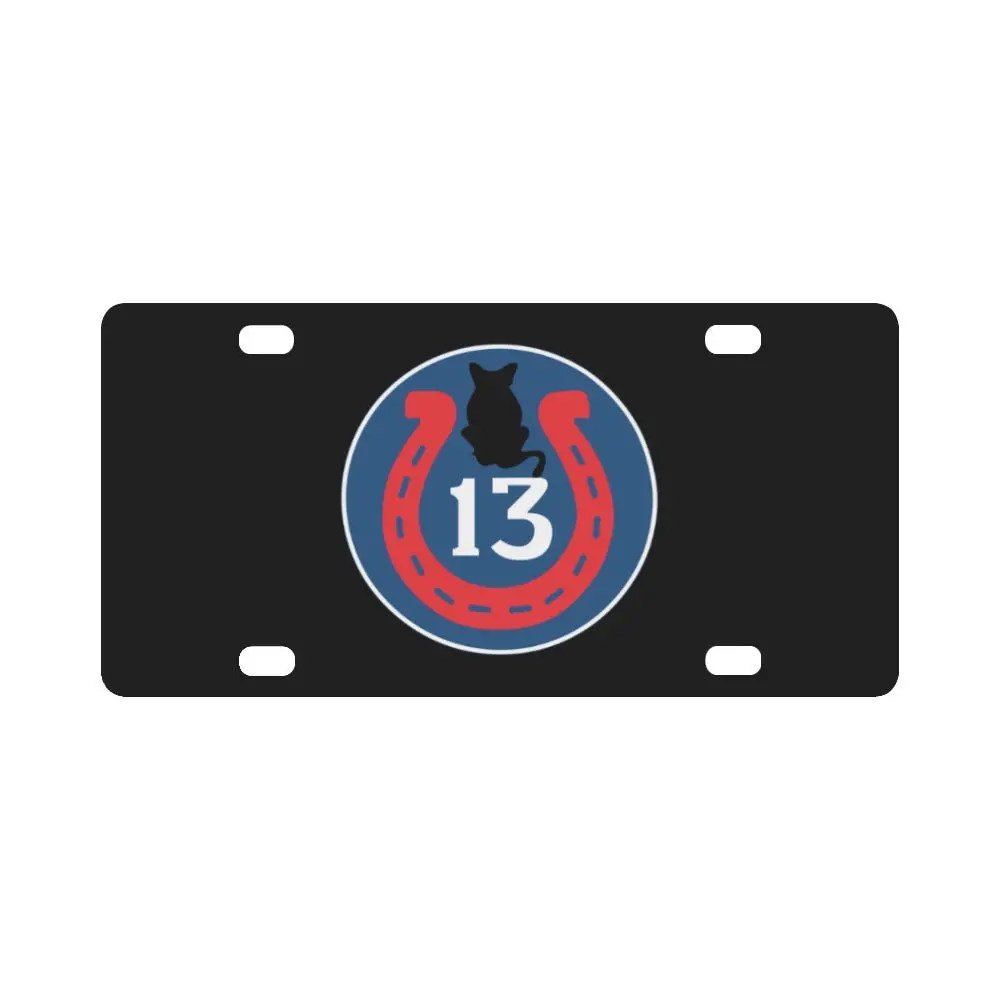 Ssi - 13Th Infantry Division - Cat X 300 Classic License Plate 1