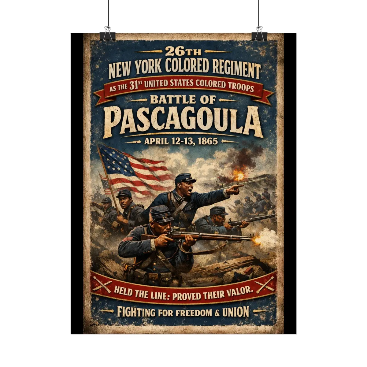 Rolled Posters - 26Th New York Colored Regiment - 31St United States Colored Troops 7