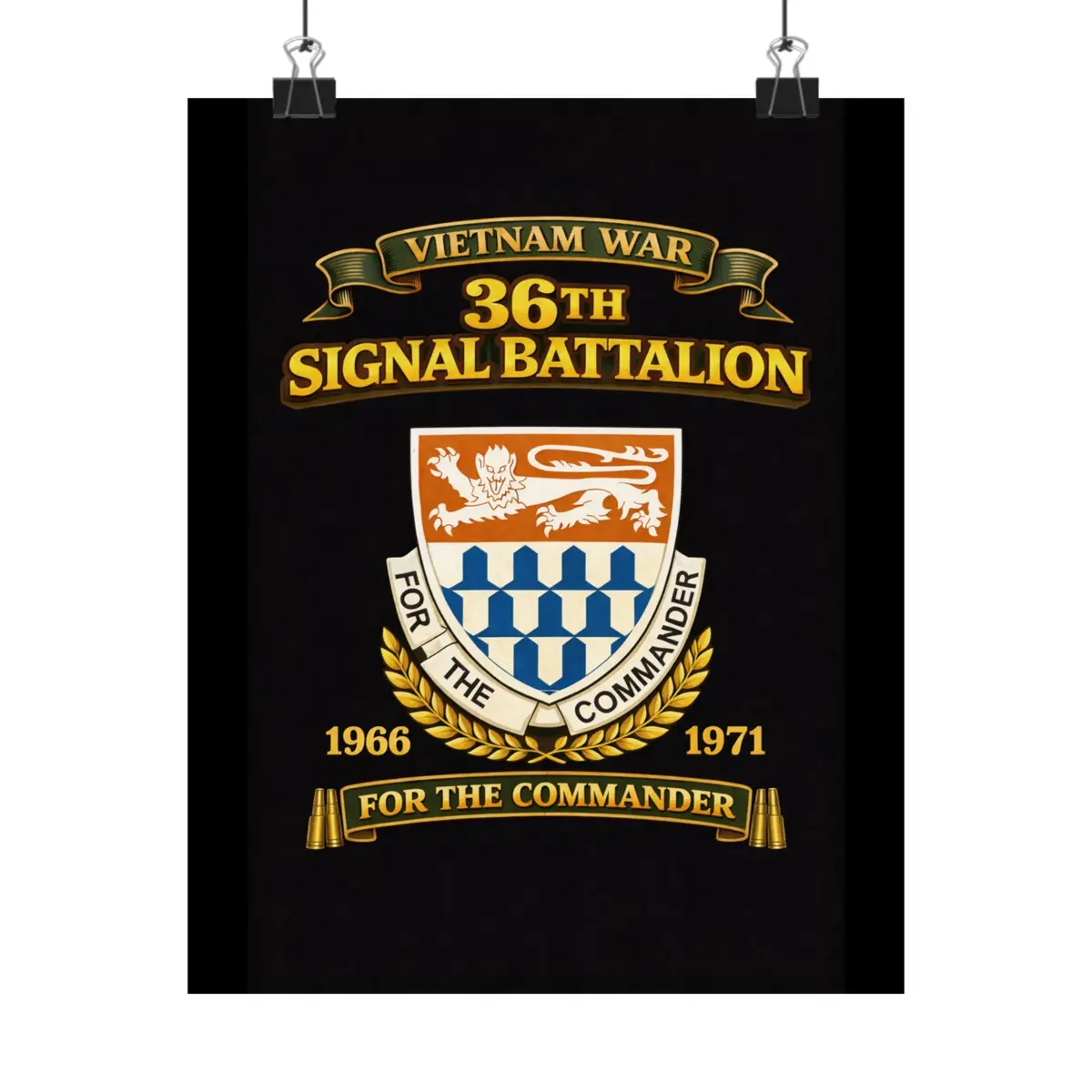 Matte Poster - 36Th Signal Battalion Vietnam War Tribute 1