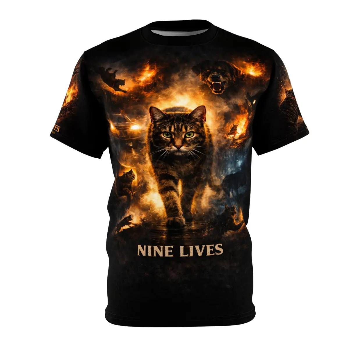 His Name Was "Lucky"  Tribute Tee | Curiosity Killed The Cat But Experience Brought Him Back 1