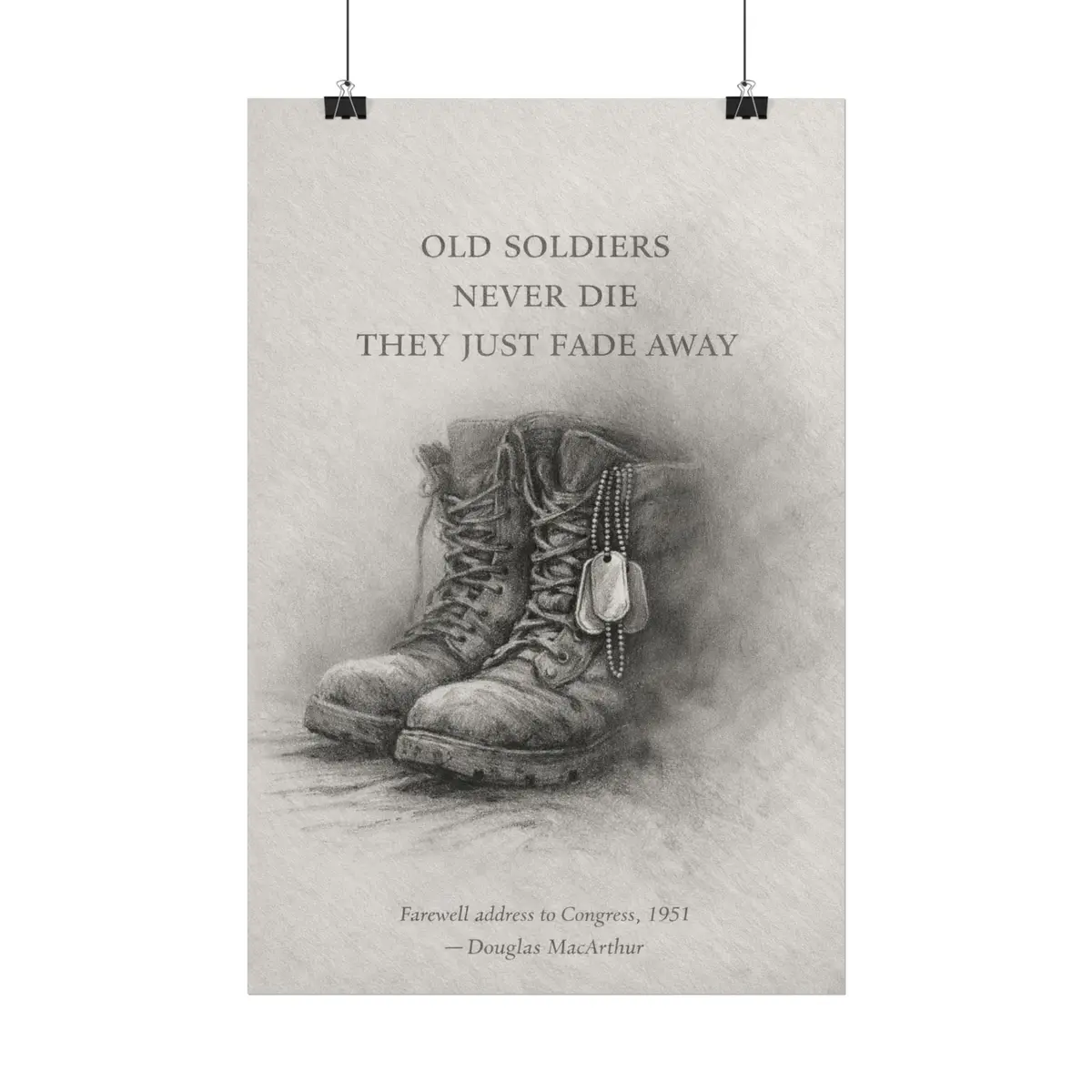 Posters - Old Soldiers Never Die 10