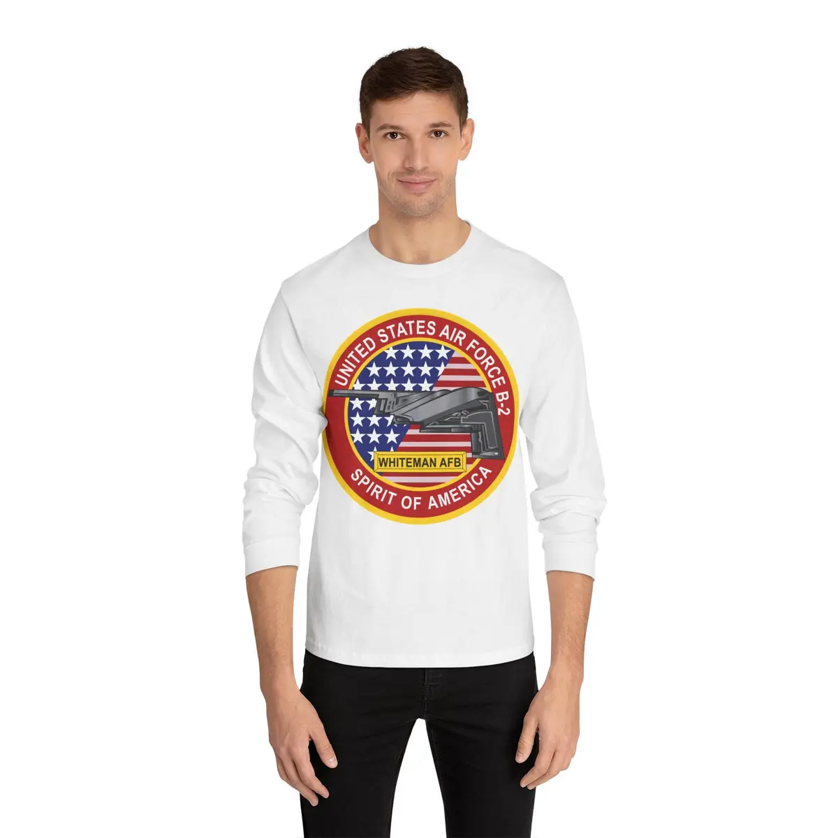 Unisex Classic Long Sleeve T-Shirt - Usaf - B2 - Spirit - Stealth Bomber Wo Txt 5