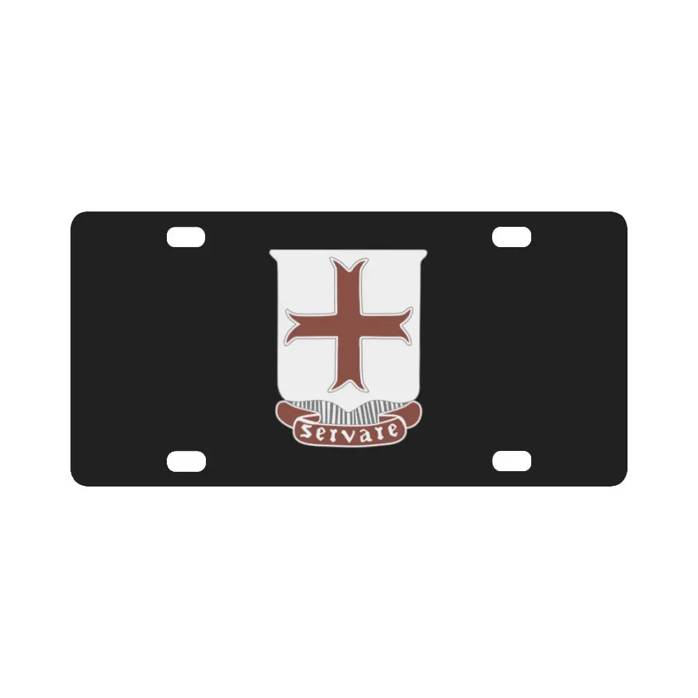 Dui - 8Th Medical Battalion V2 Wo Txt 300 Classic License Plate 1