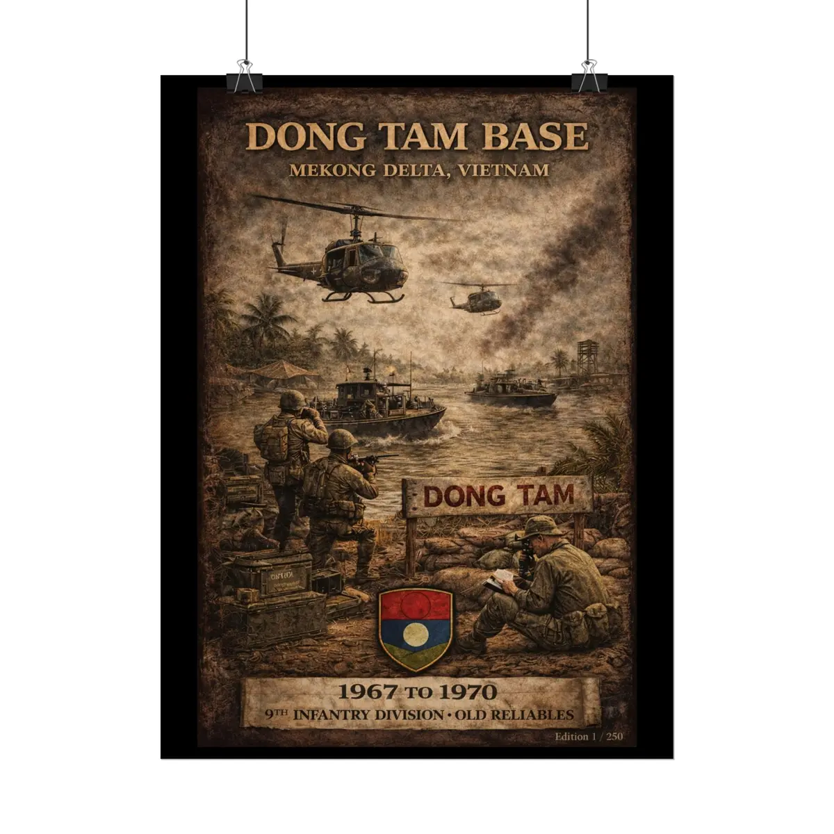 Posters - Dong Tam Base, Mekong Delta 1967-70 7