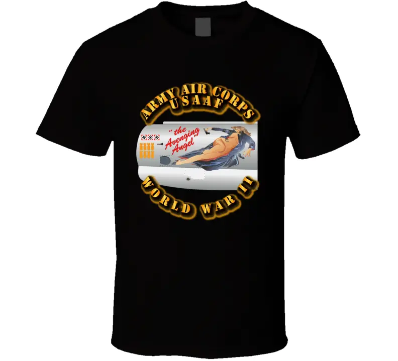 Aac - Nose Art - Avenging Angel T Shirt 1