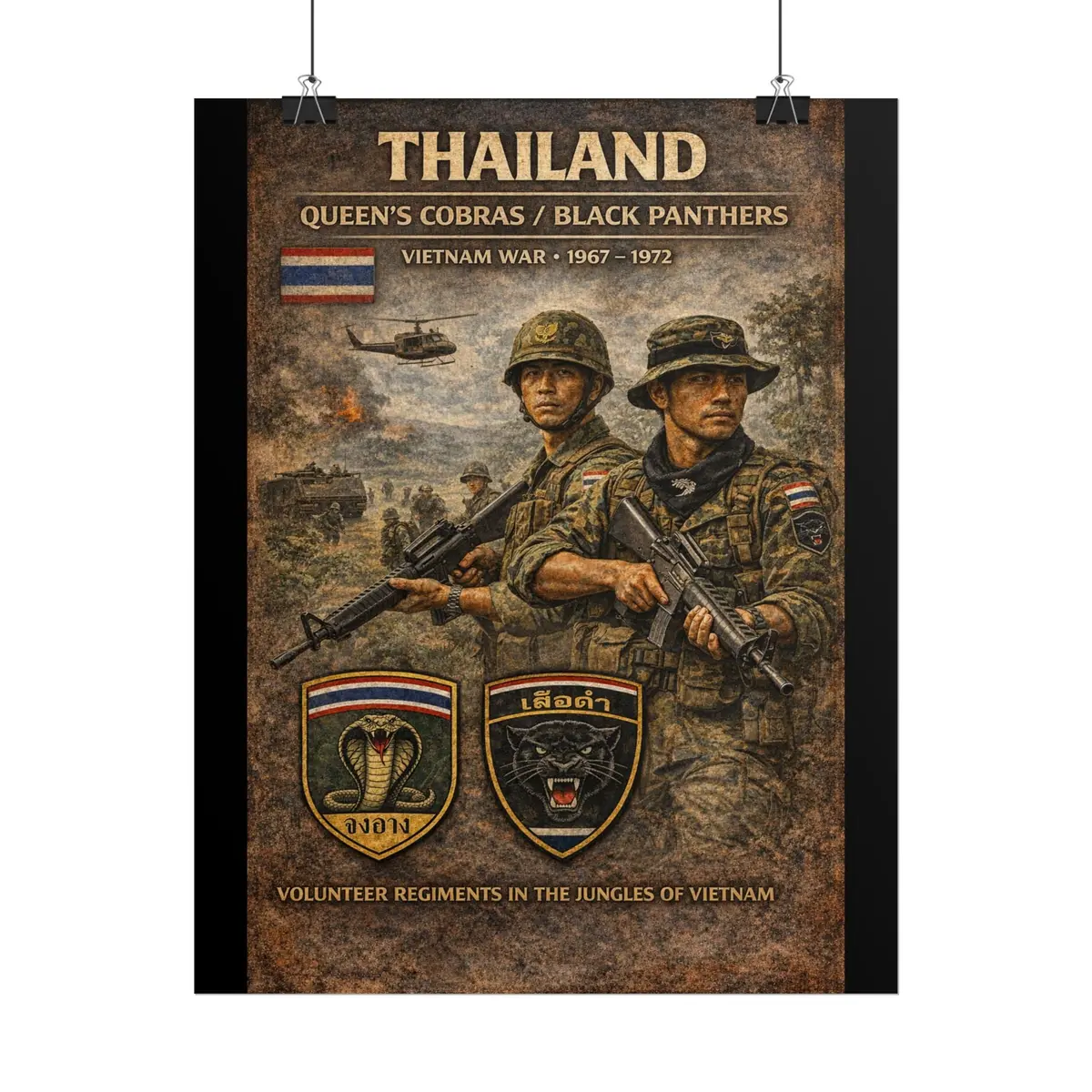 Posters - Thailand's War Heroes Cobras And Panthers 6