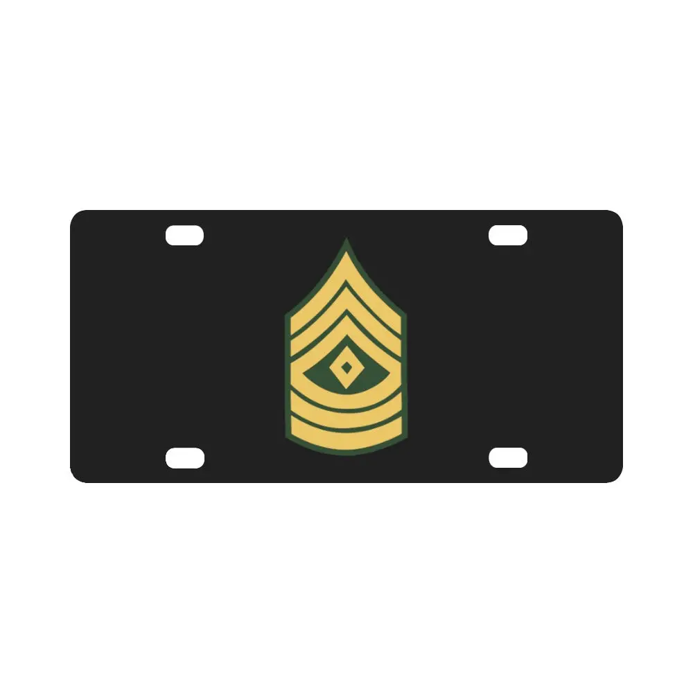 Army - First Sergeant E-8 (1Sg) X 300 Classic License Plate 1