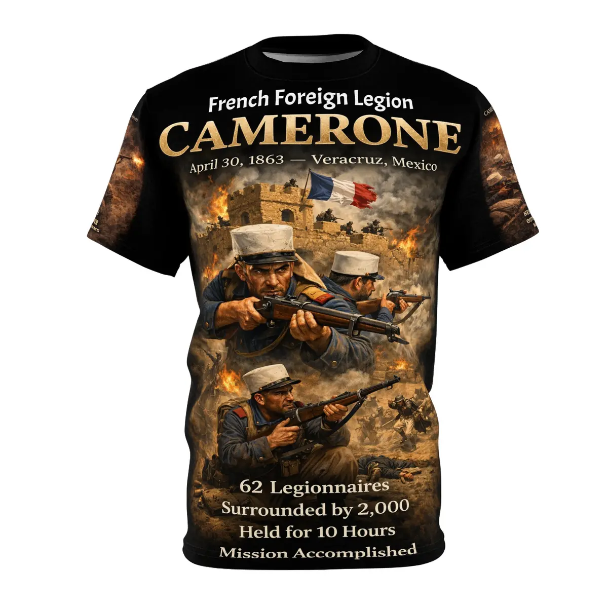 French Foreign Legion Tribute Tee — Battle Of Camarón "Last Stand" 1