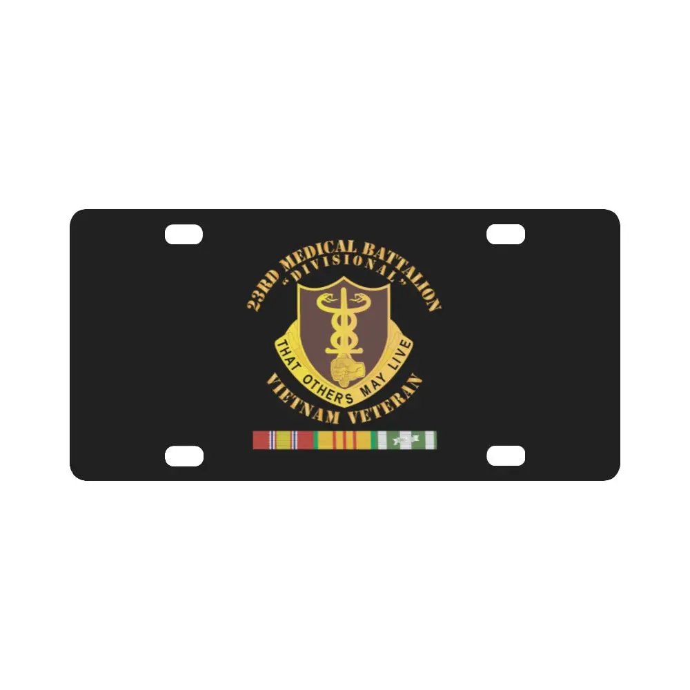 23Rd Medical Battalion W Svc Ribbon Wo Ds X300 Classic License Plate 1