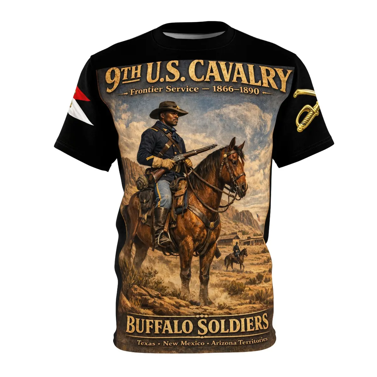 9Th Cavalry Regiment Tribute Tee — On Patrol 1