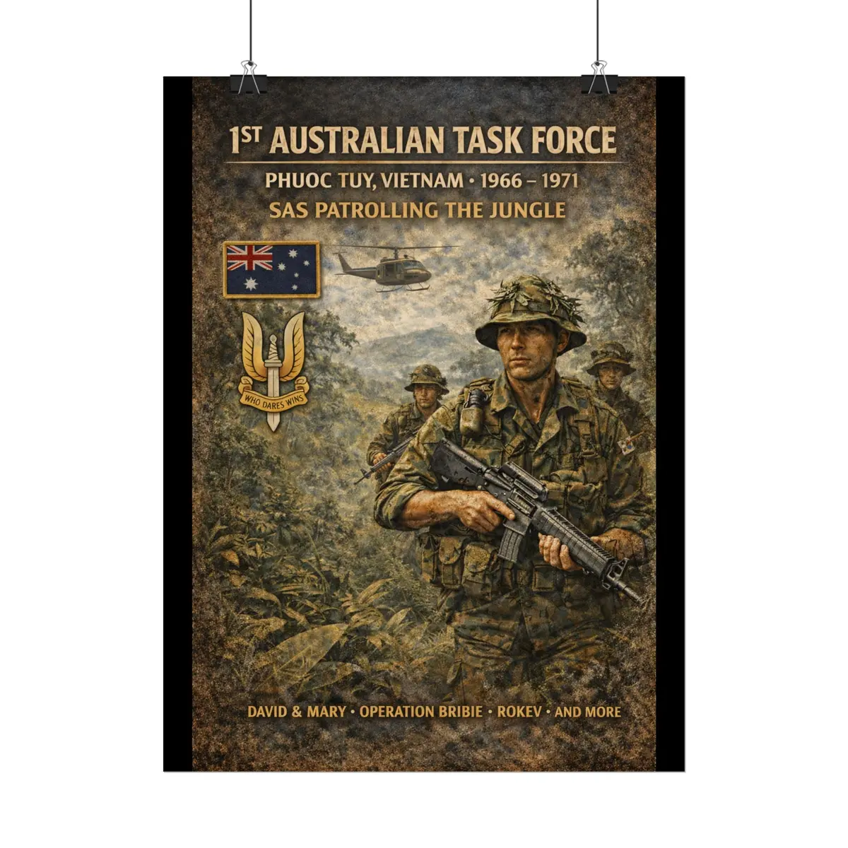 Posters - Sas Patrolling The Jungle In Vietnam 7