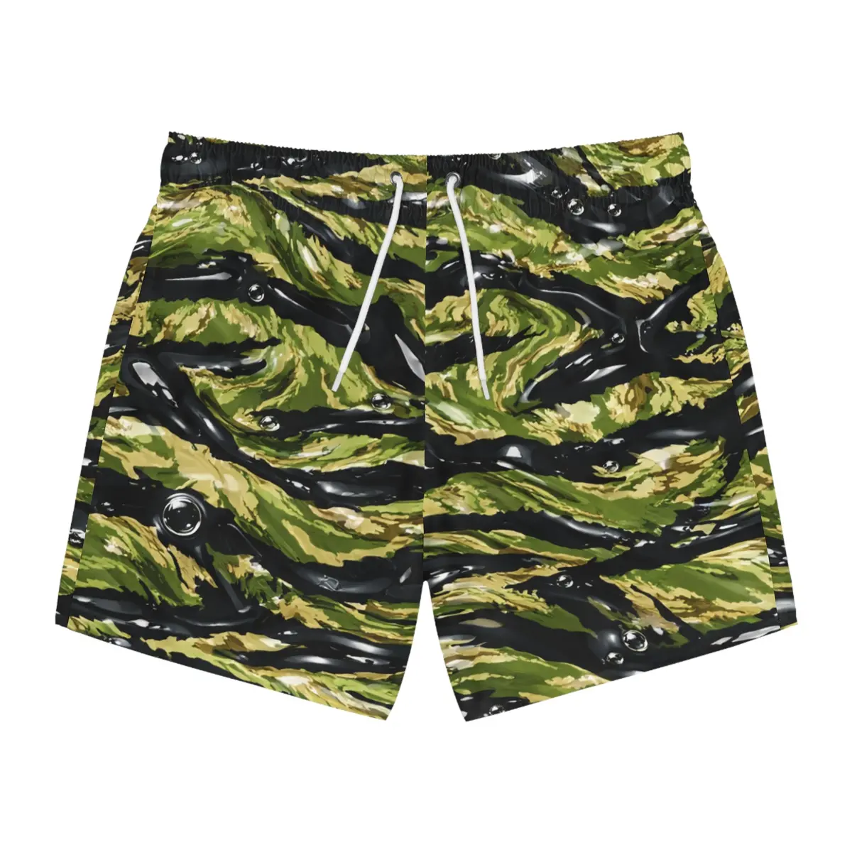 Swim Trunks - Vietnam Tiger Stripe Hydrographic Pattern 1