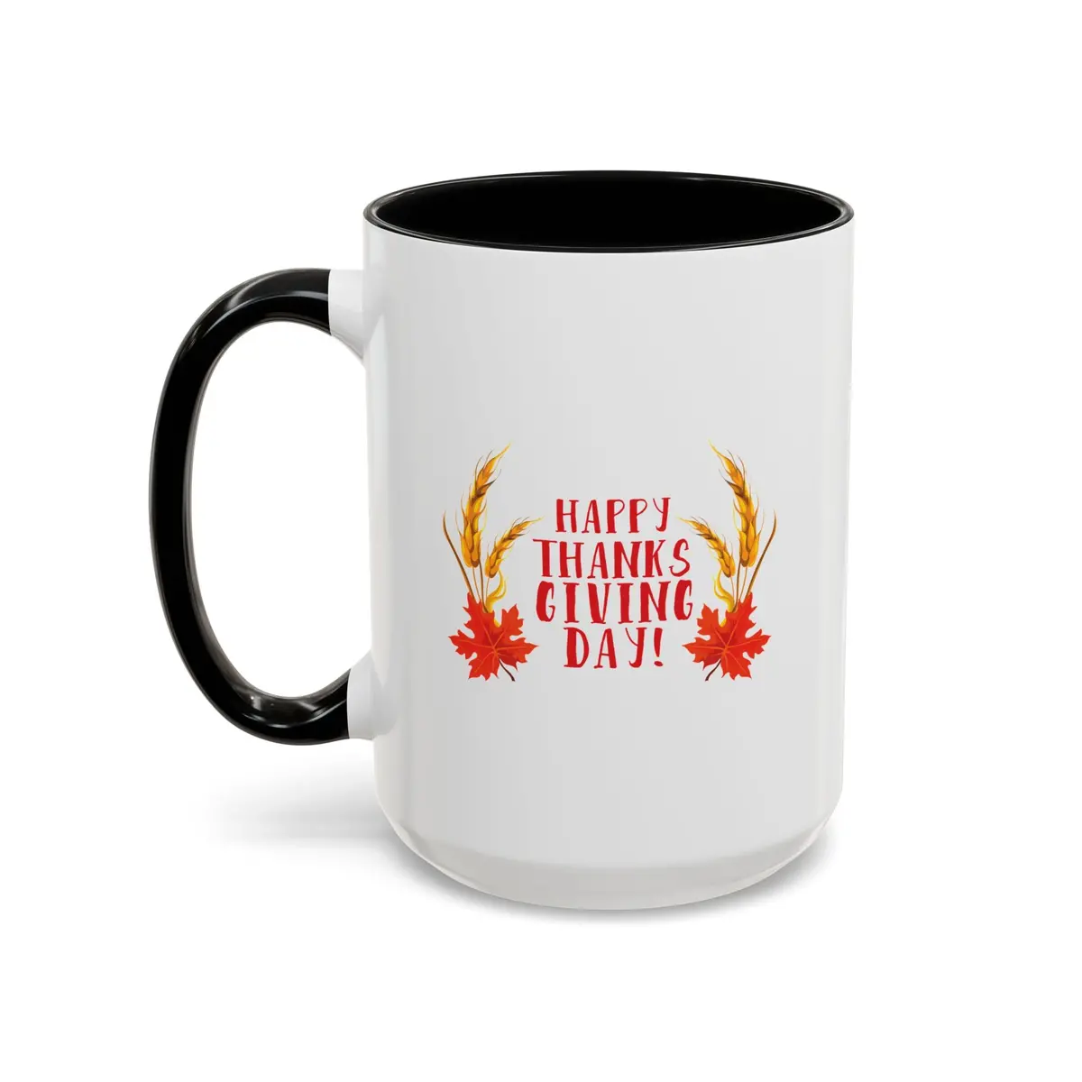 Accent Coffee Mug - Happy Thanksgiving Day 1