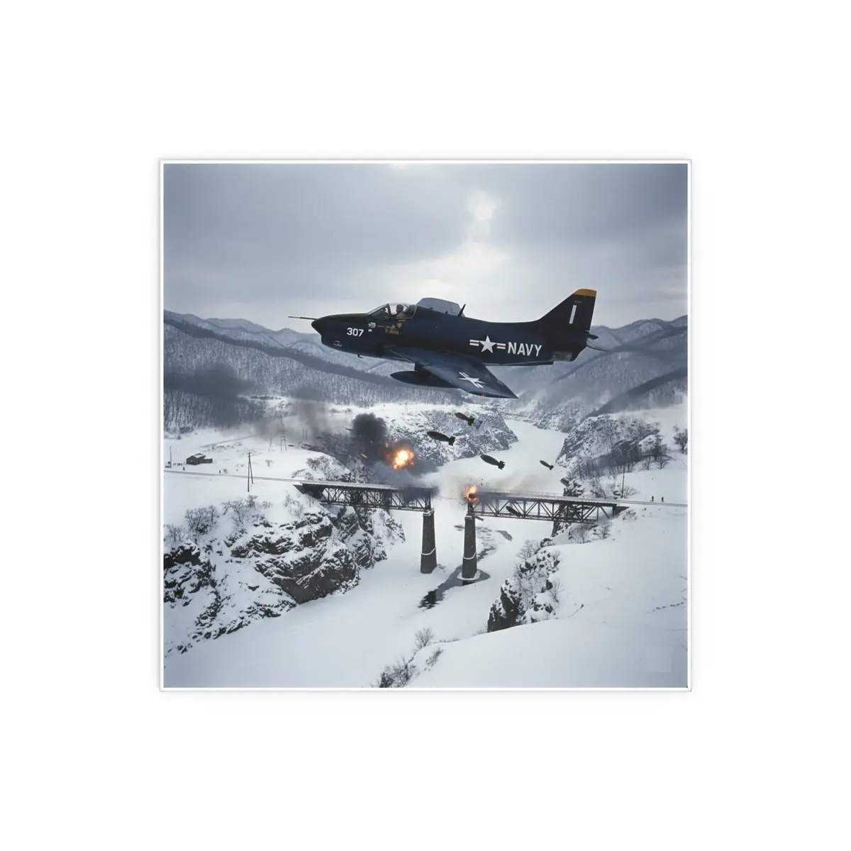 Indoor And Outdoor Silk Posters - Attack At Majon-Ni And Samdong-Ni During Korean War 6