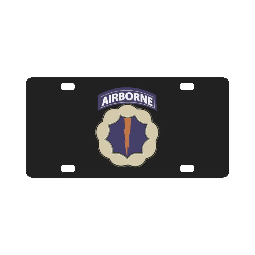 9Th Airborne Division - Phantom - Ssi Wo Txt X 300 Classic License Plate 1