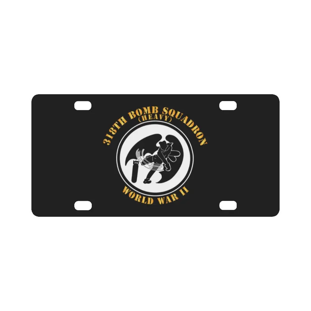 Aac - 318Th Bomb Squadron - Wwii Classic License Plate 1