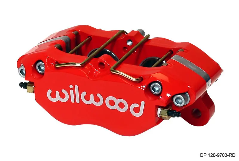 Wilwood Dynapro 5.25-Inch Mount Caliper – Red Anodized, Dual 1.38-Inch Pistons, Optimized For .81-Inch Discs 1