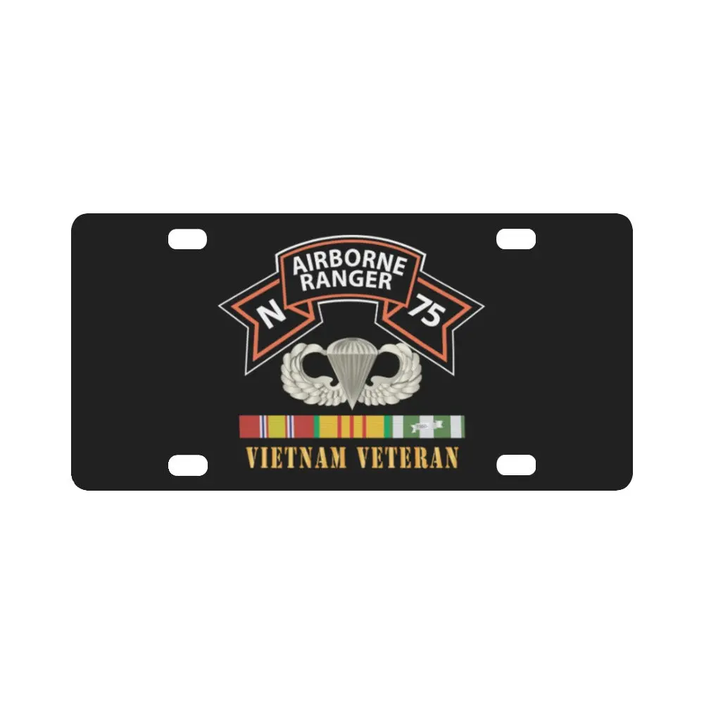 Sof - N Company Scroll - Basic Airborne - Vietnam Veteran W Vn Svc X 300 Classic License Plate 1