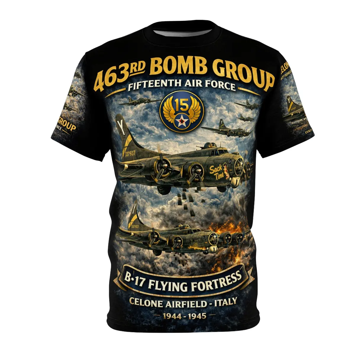 463Rd Bombardment Group Wwii Tribute Tee — "Fortress In The Sky" 1