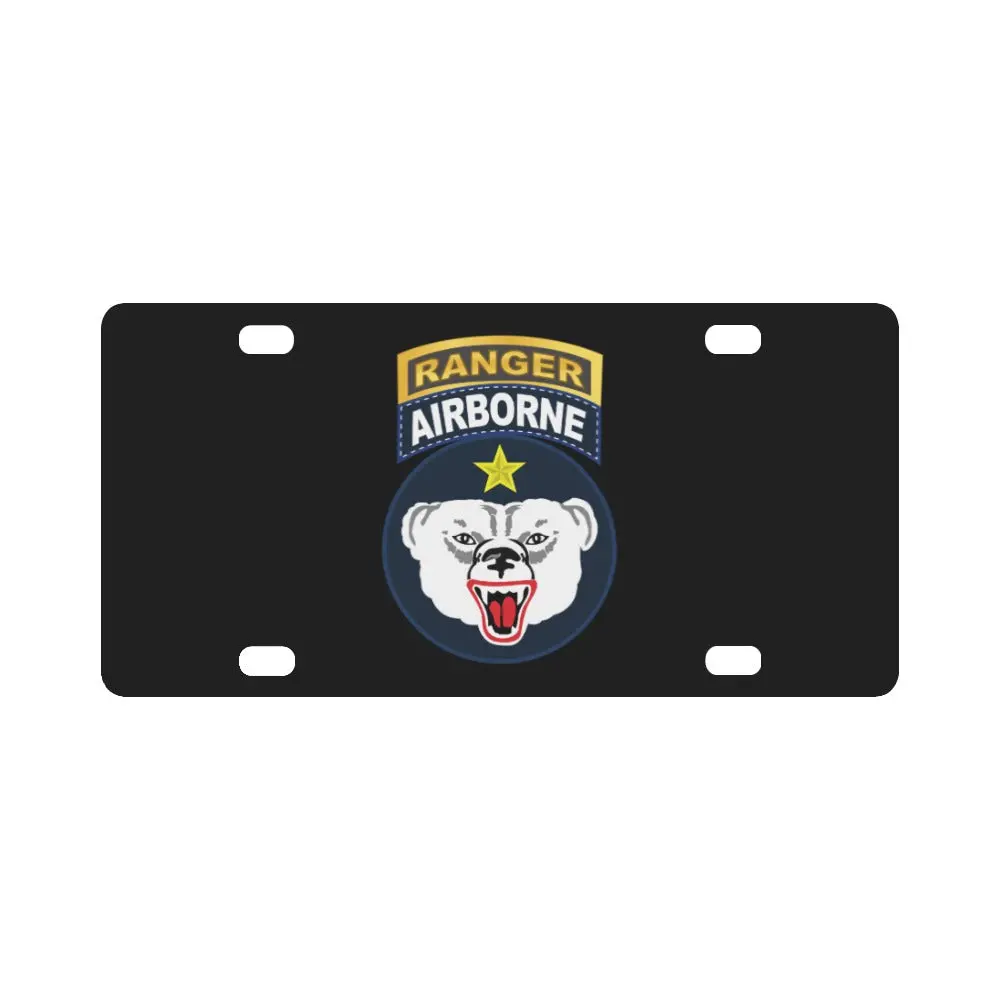 Army - Artic Airborne Ranger W Ranger Tab X 300 Classic License Plate 1
