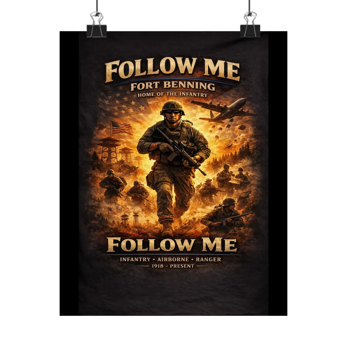 Matte Poster - Fort Benning - Follow Me 1