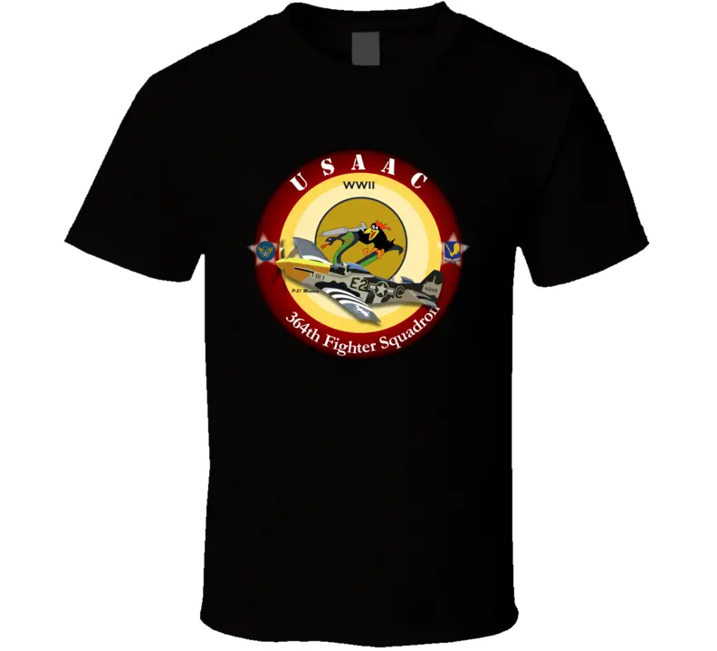364Th Fighter Squadron - P51 Mustang T Shirt 1