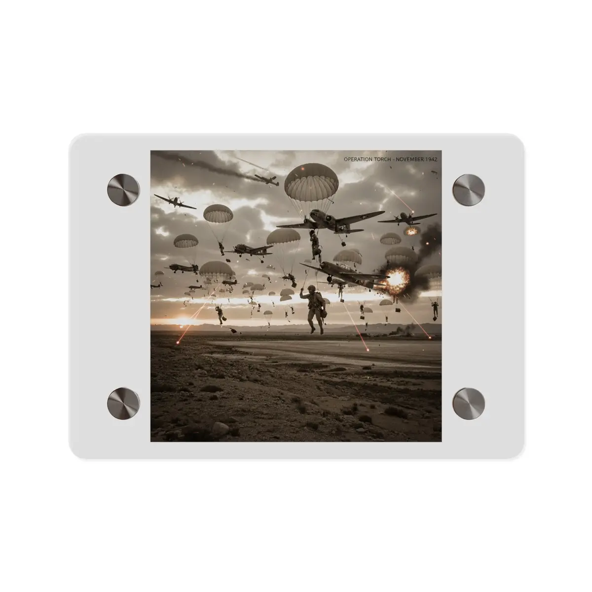 Acrylic Wall Art Panel - Operation Torch Nov 1942 1