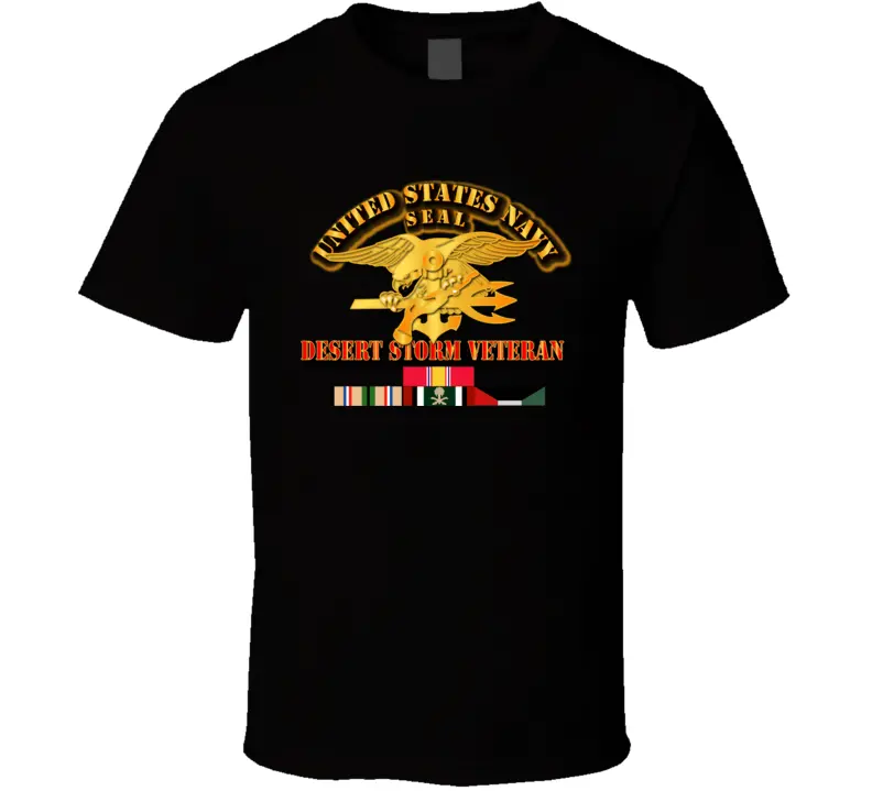 Navy - Seal - Desert Storm Veteran T Shirt 1