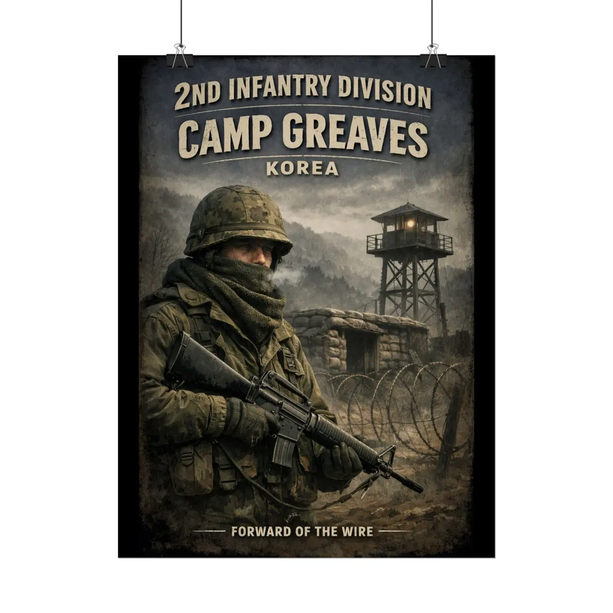 Rolled Posters - 2Nd Infantry Division Cold Vigilance - Poster 7
