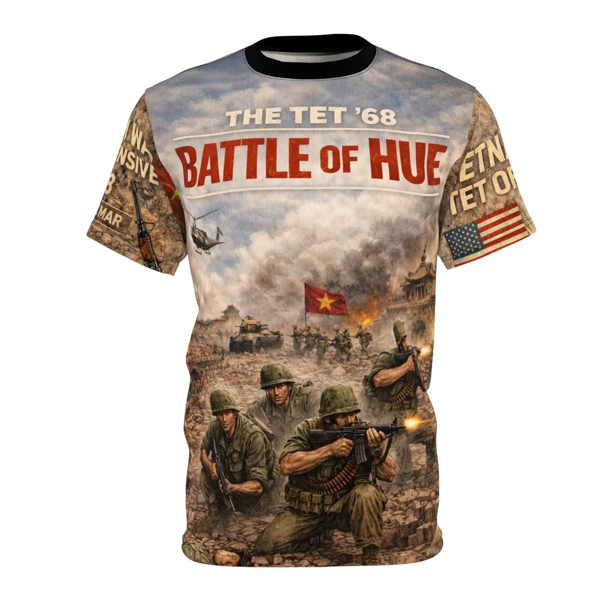 Tet '68 Battle Of Huế City All-Over Print Tee 1