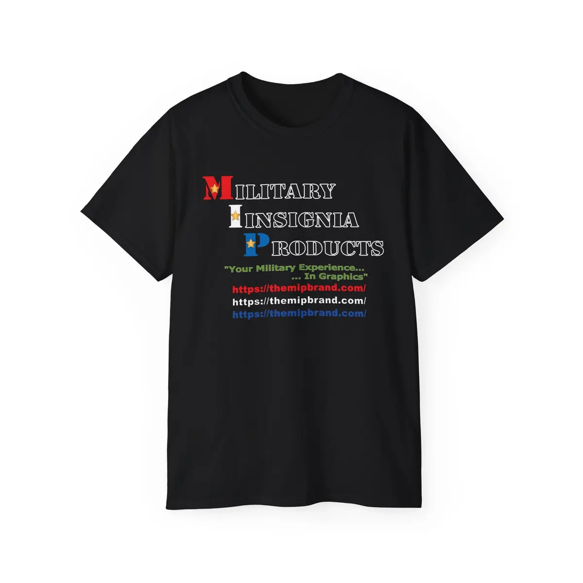 Unisex Ultra Cotton Tee - Mip 2000 Full Text  W Tag Line - 3 Mips R W B - Necklabel Without Tag Line 4