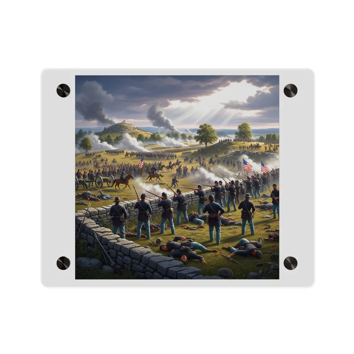 Acrylic Wall Art Panel - Battle Of Gettysburg 2