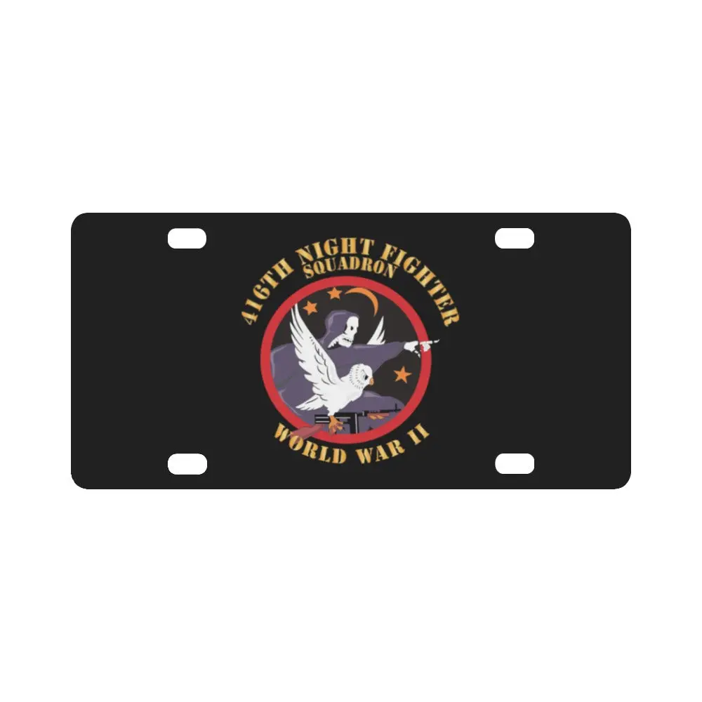 Aac - 416Th Night Fighter Squadron - Wwii X 300 Classic License Plate 1