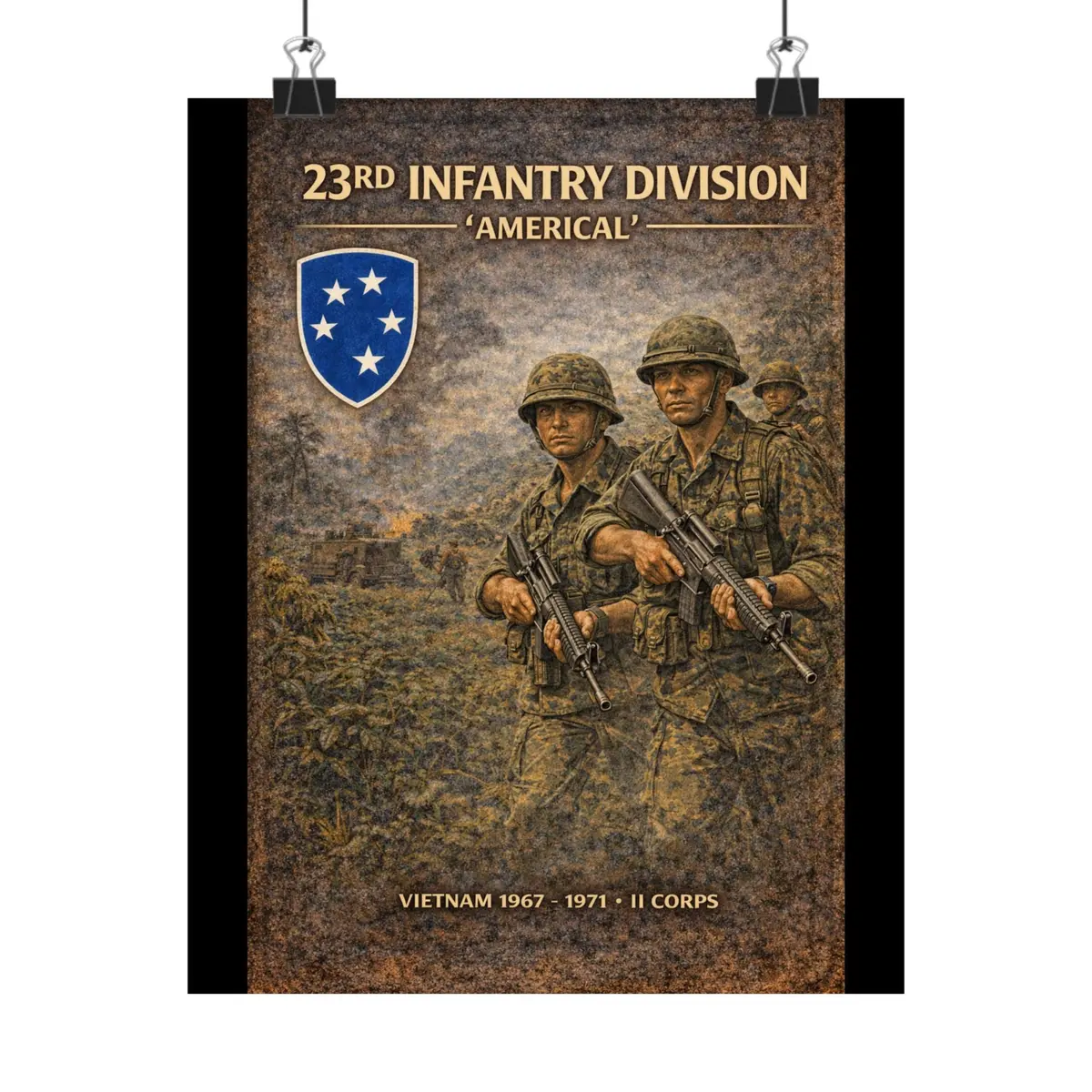 Matte Poster - Americal Division In Vietnam, 1967 1