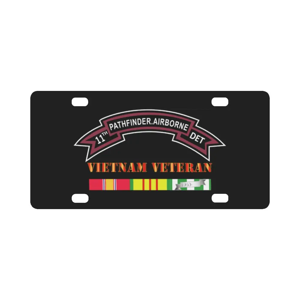 Army -11Th Pathfinder Detachment - Vietnam Veteran Classic License Plate 1