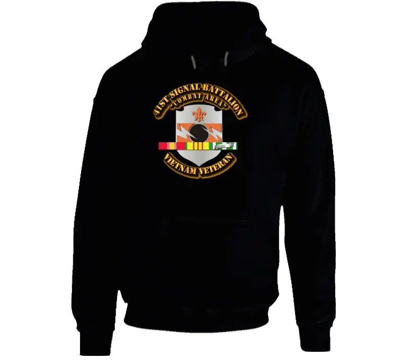 41St Signal Battalion With Vietnam Service Ribbon - Hoodie 1