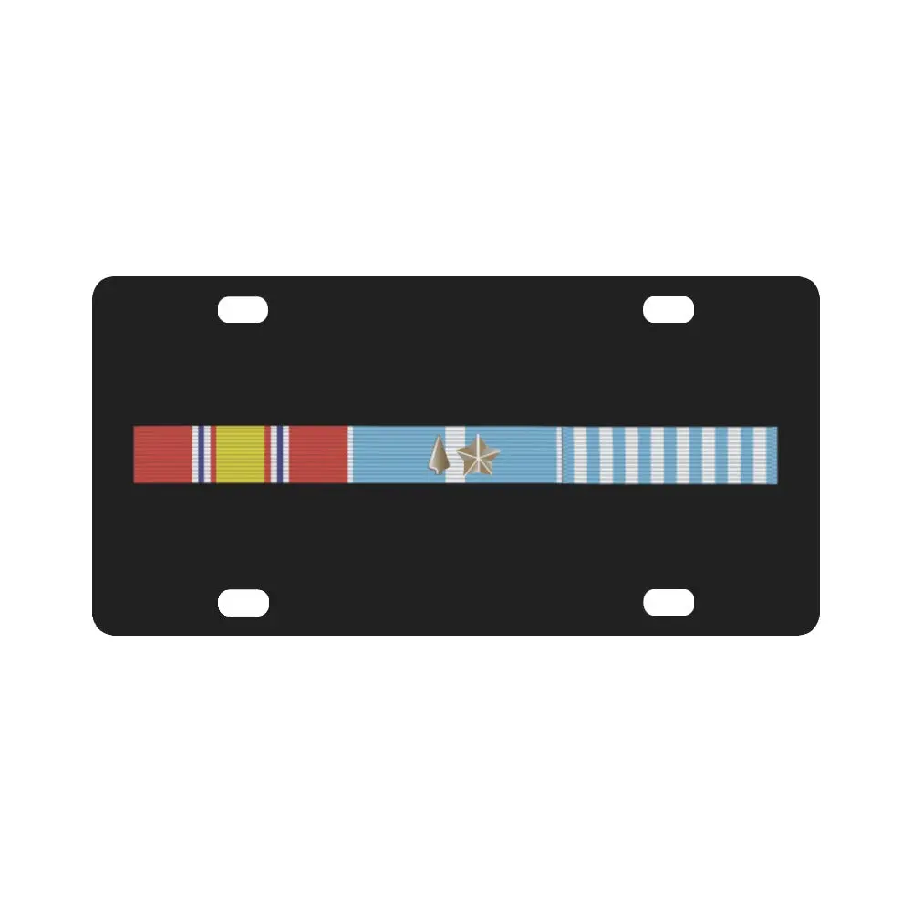 Korean War Service Bar W Spearhead - Campaign Star Classic License Plate 1