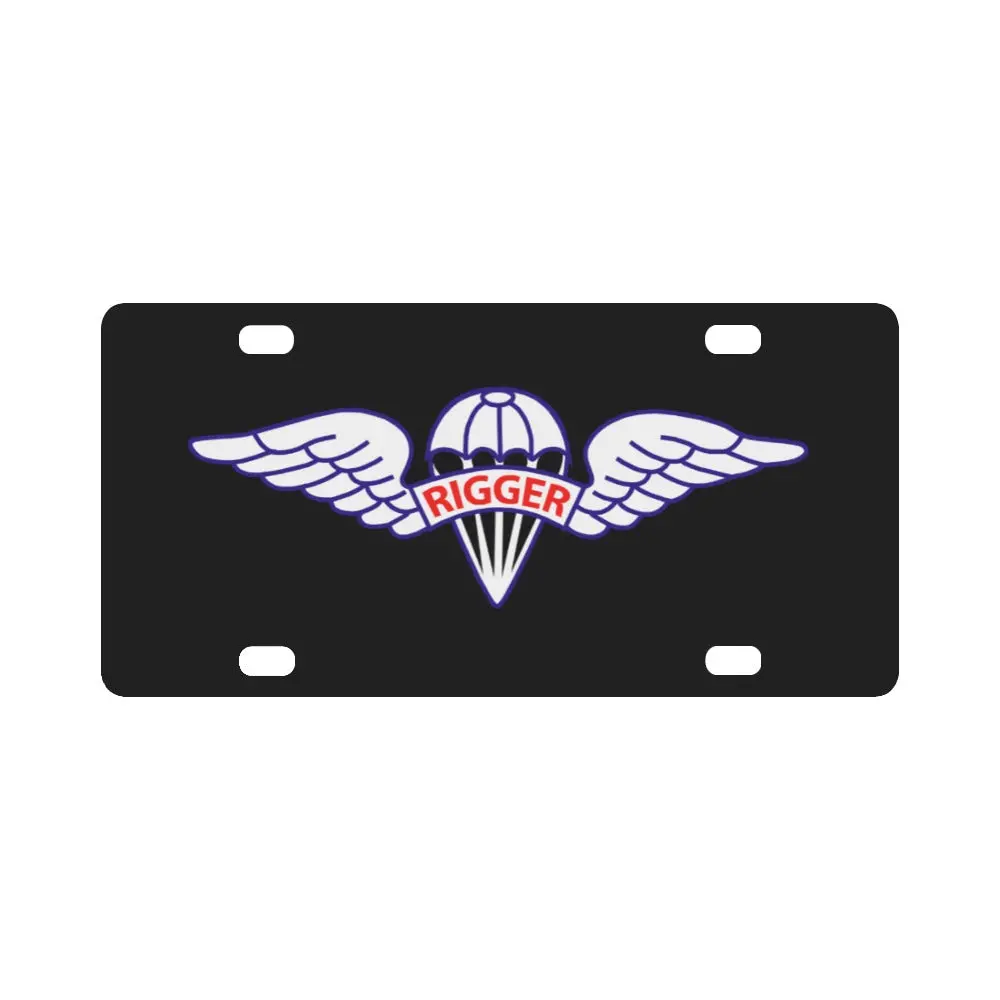 Army - Parachute Rigger Cloth Wo Txt X 300 Classic License Plate 1