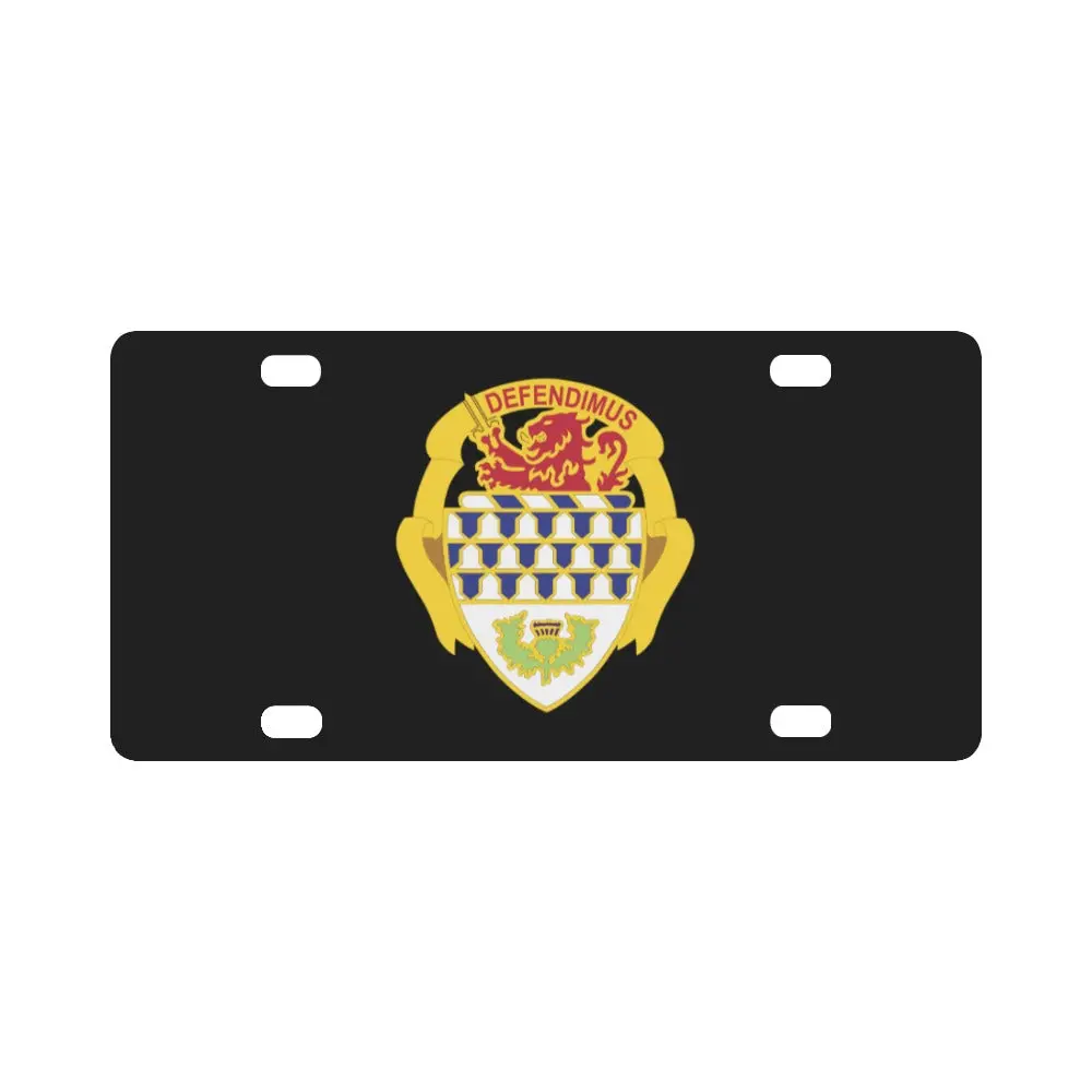 Dui - 59Th Air Defense Artillery Regiment Wo Txt X 300 Classic License Plate 1