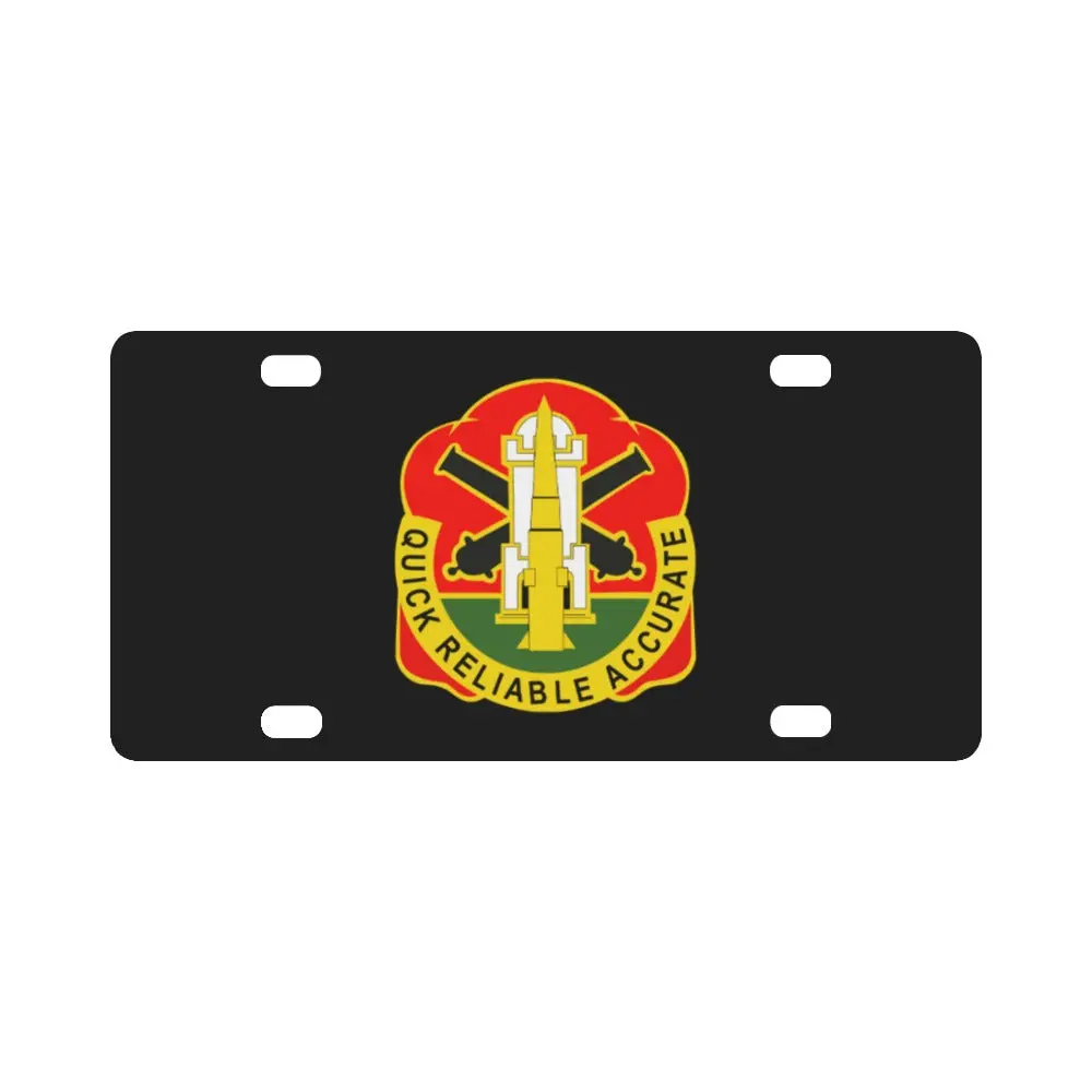 Army - 56Th Field Artillery Command - Dui Wo Txt Classic License Plate 1