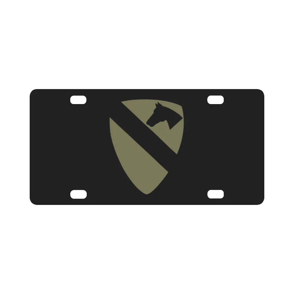 Ssi - 1St Cavalry Division - Subdued X 300 Classic License Plate 1