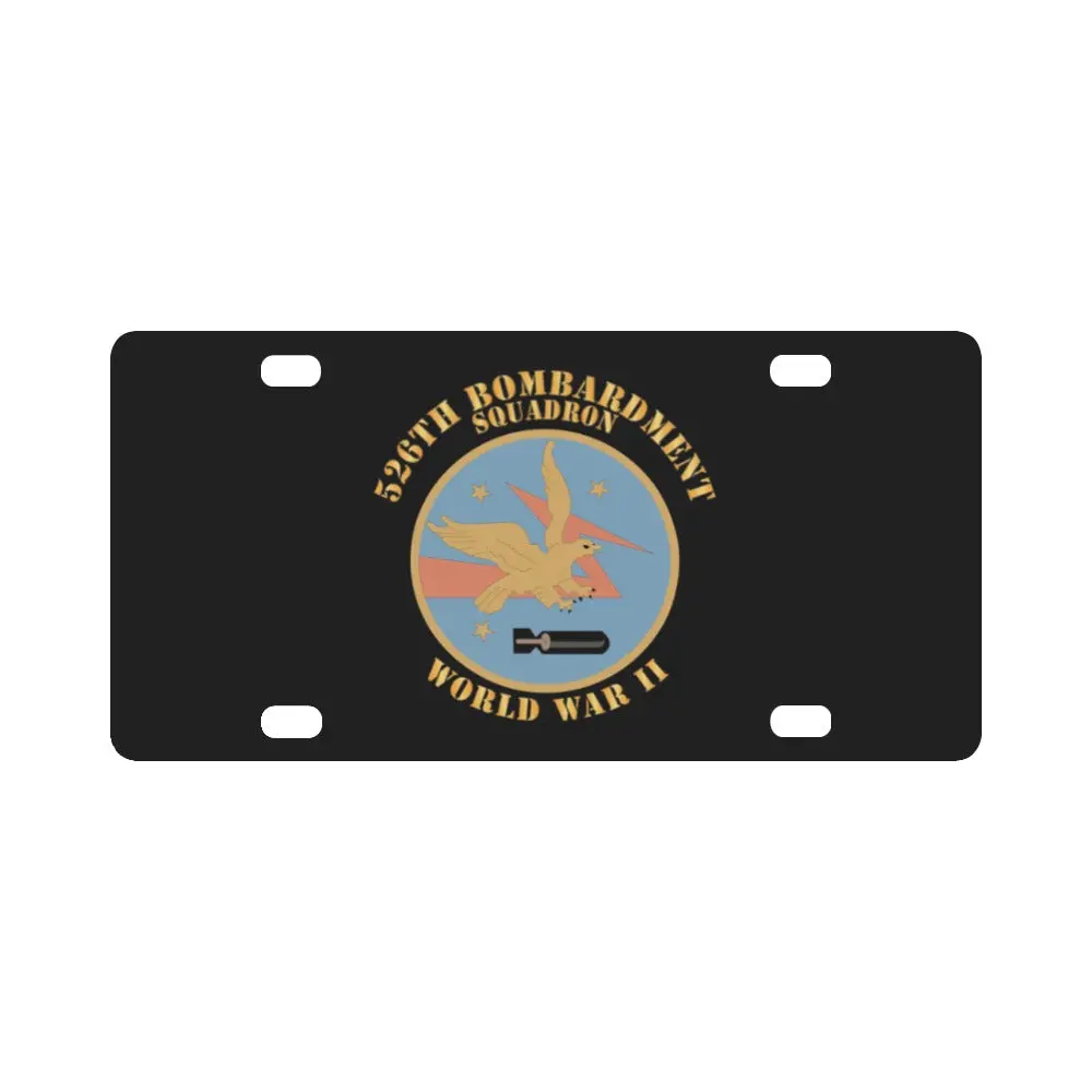 Aac - 526Th Bombardment Squadron - Wwii X 300 Classic License Plate 1