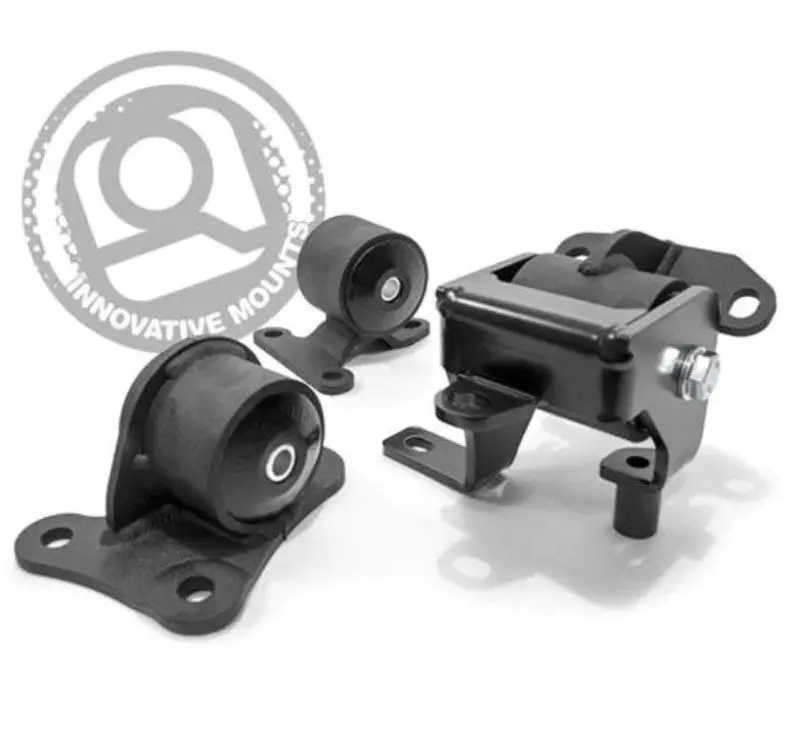 Innovative Motor Mount Replacement Kit For 1997–2001 Honda Prelude H/F Series – Steel Brackets With 75A Rubber Bushings 1