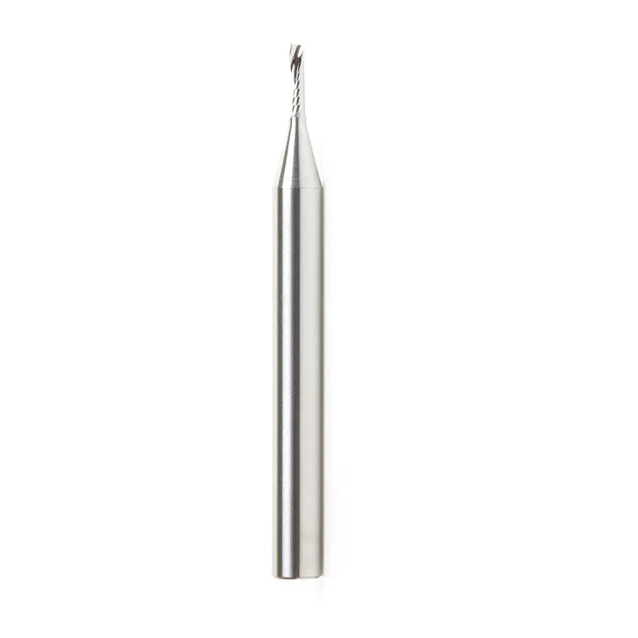 A57311: Amana 2Mm Dia 6Mm Shk, O Single Flute, 8Mm Cut, Plastic Cutting 1