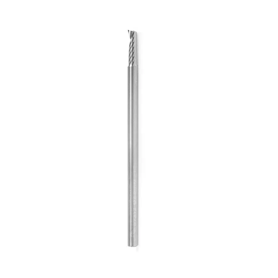 A57312: Amana 2.5Mm Dia 2.5Mm Shk, O Single Flute, 8Mm Cut, Plastic Cutting 1