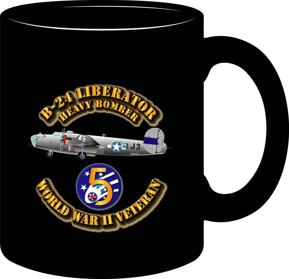 Army Air Corps - 22 Bomb Group - 2Nd Bomb Squadron - B-24 Liberator - 5Th Air Force - Mug 1