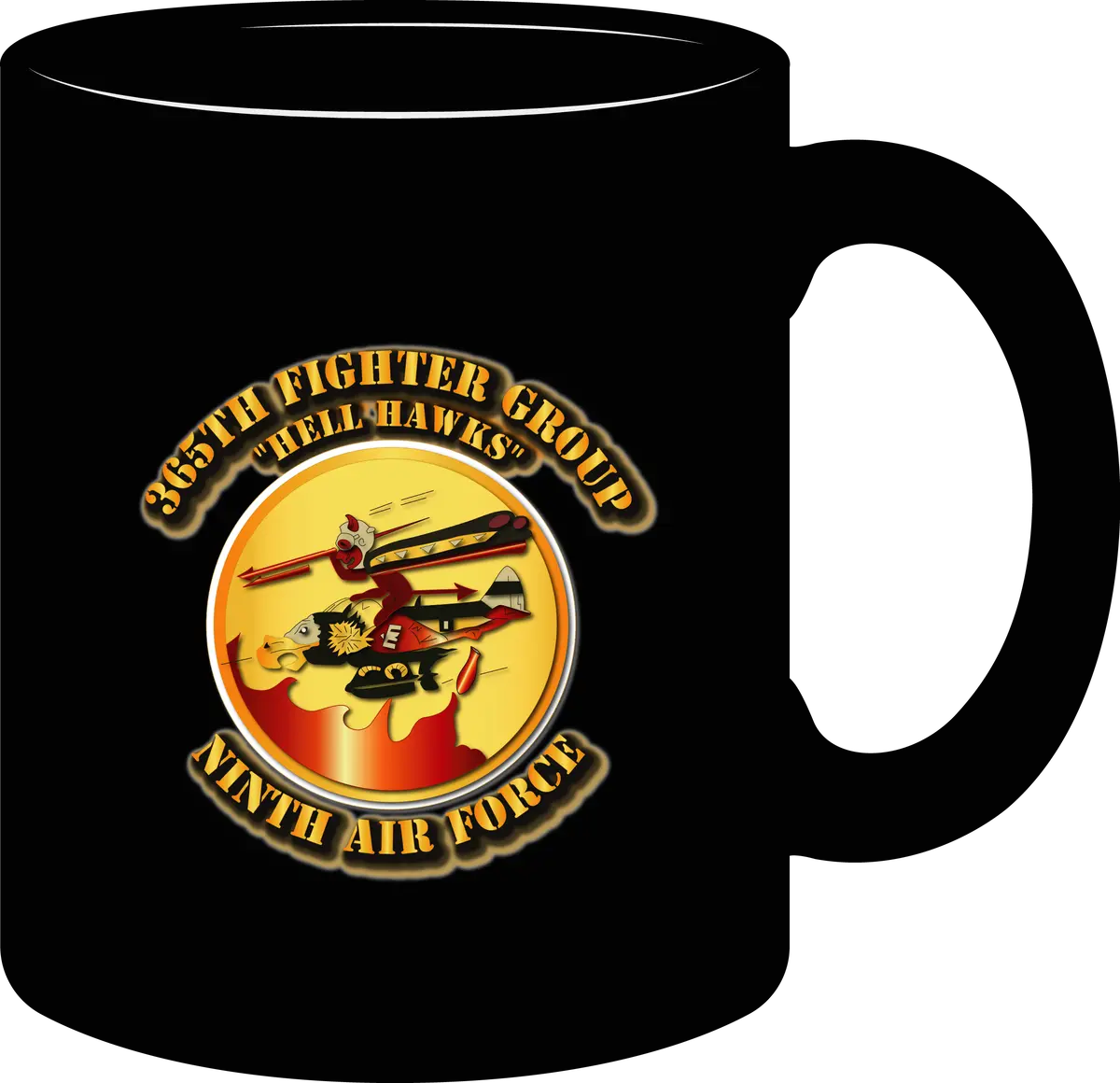 Army Air Corps - 365Th Fighter Group - 9Th Air Force - Mug 1