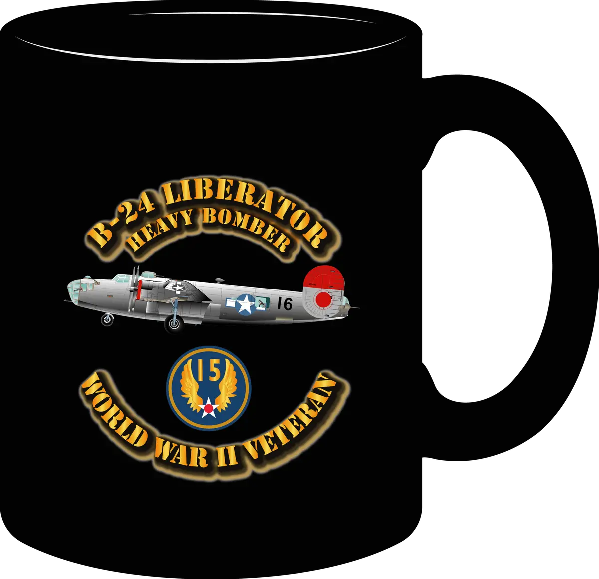 Army Air Corps - 49Th Bomb Wing - B-24 Liberator - 15Th Air Force - Mug 1